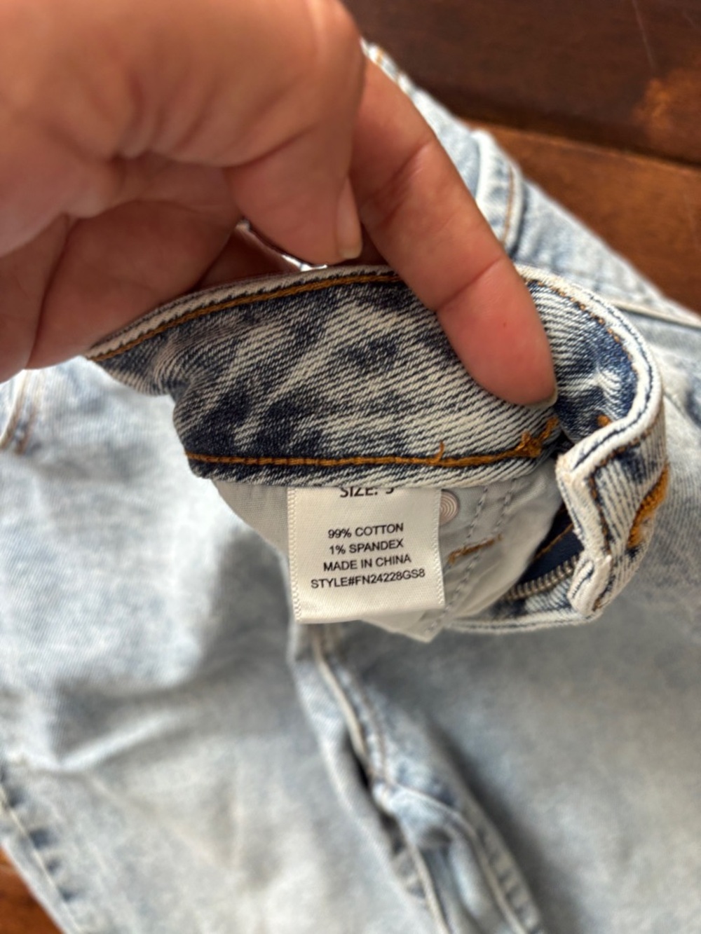 Fashion Nova Light Blue High-Rise Tie-Hem Jeans - Picture 4 of 6